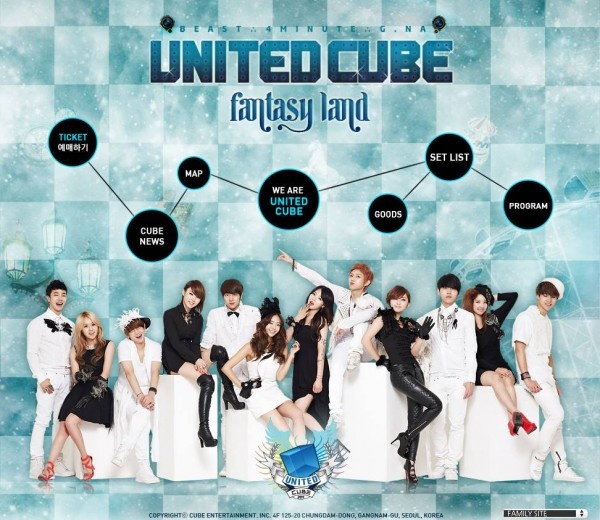 The First "United Cube Concert-Fantasy Land" is Held