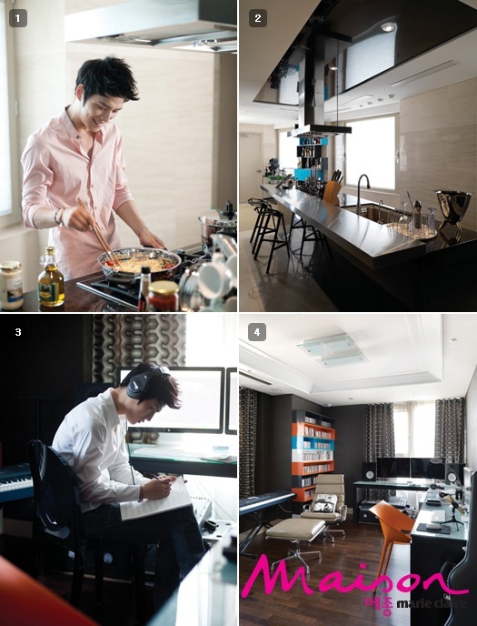 Marie Claire Releases More Pictures of JYJ Jaejoong’s Home
