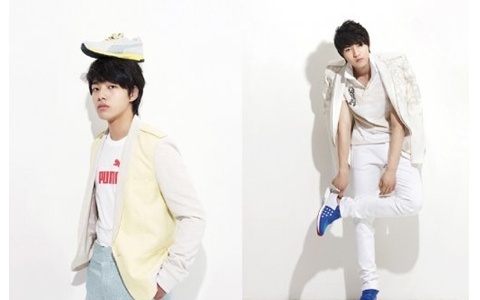 Lee Min Ho and Yeo Jin Goo in April’s GQ Magazine