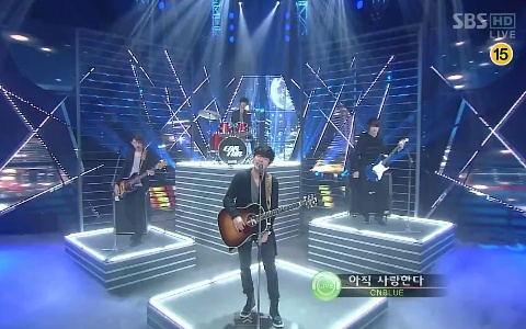 CNBlue Performs "Hey You" on Inkigayo