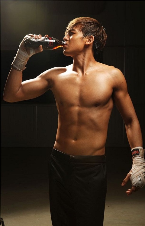 Nichkhun Topless for New Endorsement Deal