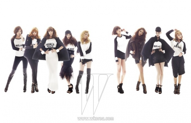 SNSD girls turn stylish for W Korea!