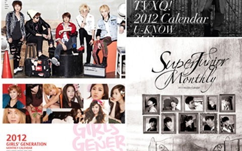 SM Entertainment Releases Calendars and Diaries for 2012