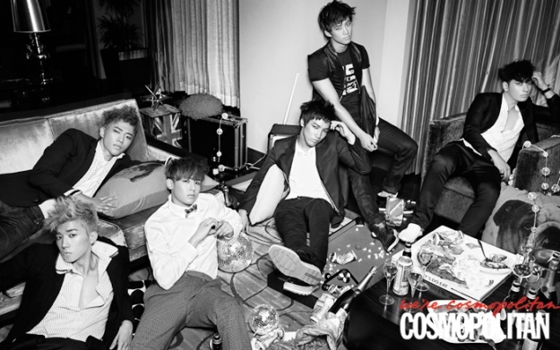 2PM Raise Their Hands Up for Cosmopolitan Korea