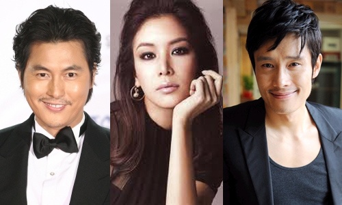 Lee Byung Hun, Jung Woo Sung and Go So Young in NYC
