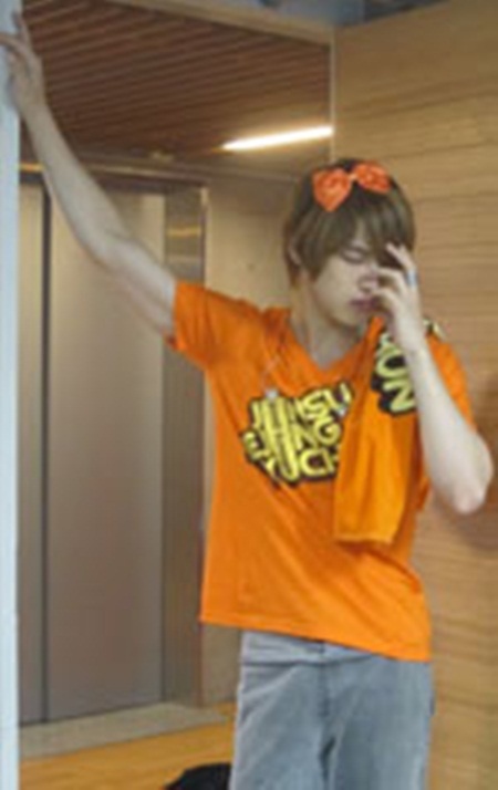 Jaejoong Dresses Up as Orange Caramel