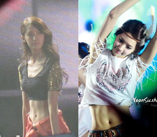 Girls’ Generation YoonA’s Spicy Abs
