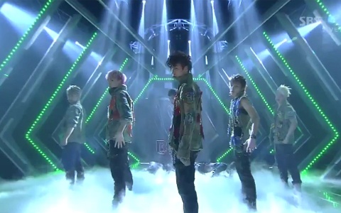 B.A.P Performs "Power" on Inkigayo