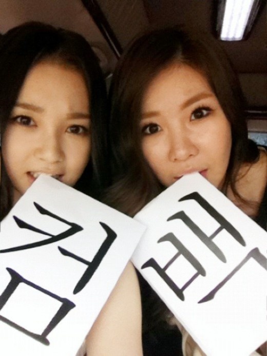 Davichi Reveals an Unofficial Advertisement Selca for Their Comeback