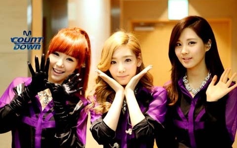 Photos of TaeTiSeo’s Taeyeon, Tiffany, and Seohyun BTS @ M!Countdown