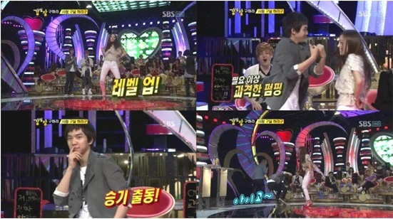 KARA Goo Hara and Lee Seung Ki Heat Up Dance Floor on SBS “Strong Heart”
