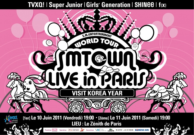 W Korea Releases SM Town in Paris Photos