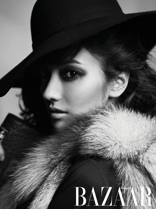 Barbie Doll Han Chae Young Shows Off Slick Figure in Harper’s Bazaar