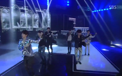 EXO-K Performs "MAMA" on Inkigayo