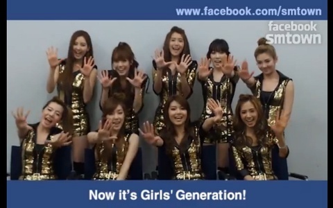 SNSD and f(x) Promote SM Town’s Facebook Page