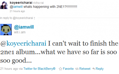 Teaser for Will.I.Am Talking About 2ne1 with tvN