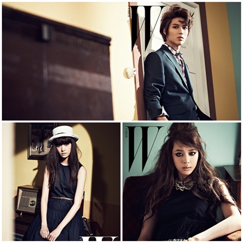 YoonA, Taemin, Sulli, and EXO for W Korea