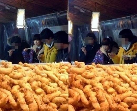 Cute IU Spotted Munching Fritters!