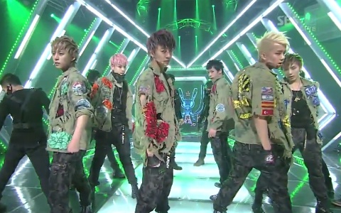 B.A.P Performs "Power" on Inkigayo