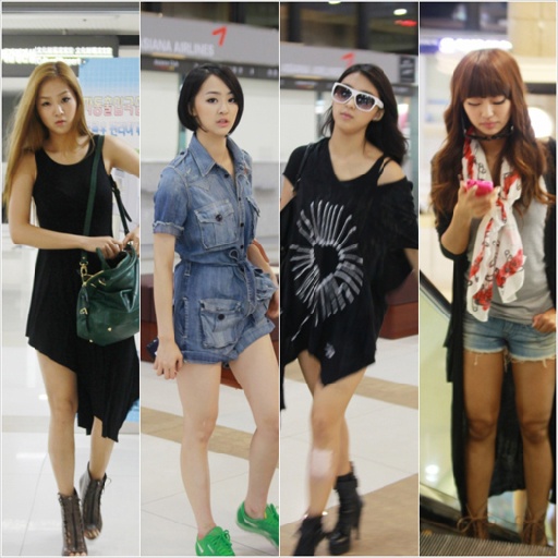 SISTAR Sports ‘Superior Legs’ Airport Fashion + SoYou Reveals 8 KG Diet Motivation