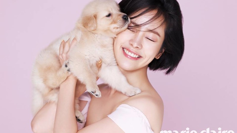 Han Ji Min en una adorable sesión de fotos para Marie Claire