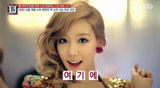 Taeyeon de Girls’ Generation entra a la lista de nuevas estrellas chaebol en ascenso