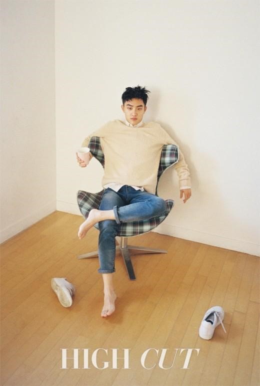 D.O de EXO se muestra ardiente para High Cut