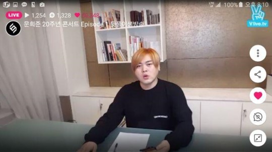 Moon Hee Jun explica por qué no baila durante sus conciertos