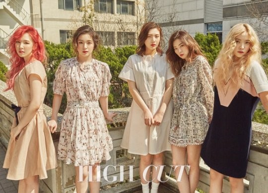 Red Velvet habla sobre su popularidad con los soldados para la revista “High Cut”