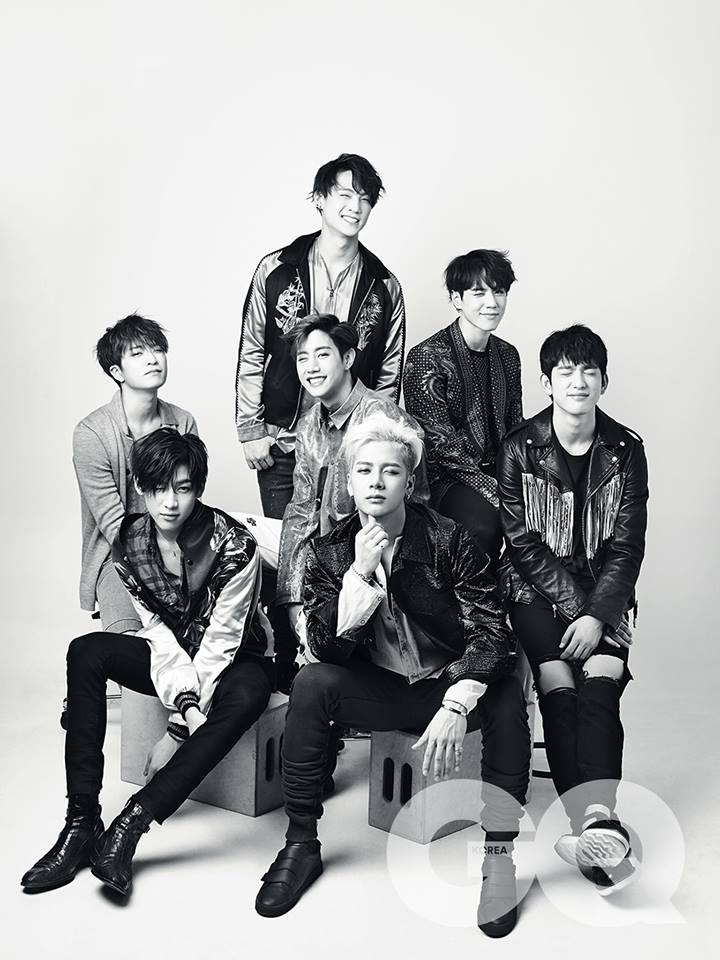 GOT7 derrocha elegancia para GQ Korea