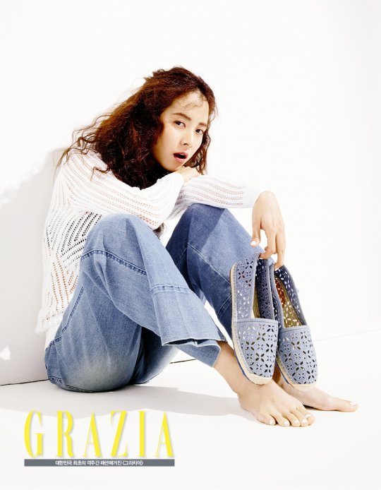 Song Ji Hyo a la moda para Grazia Magazine