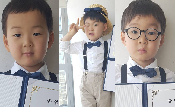 Los trillizos Song muestran sus diplomas de “The Return of Superman” hechos por fans