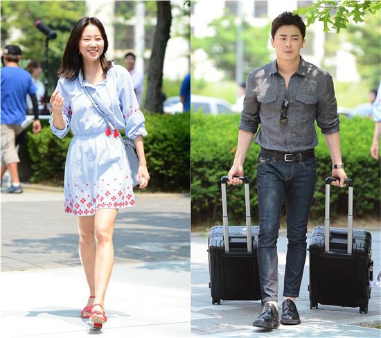 Gong Hyo Jin y Jo Jung Suk convierten las calles en pasarelas para “Incarnation of Envy”