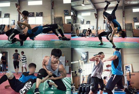 Ji Chang Wook entrena en el gimnasio para sus escenas de acción en “K2”