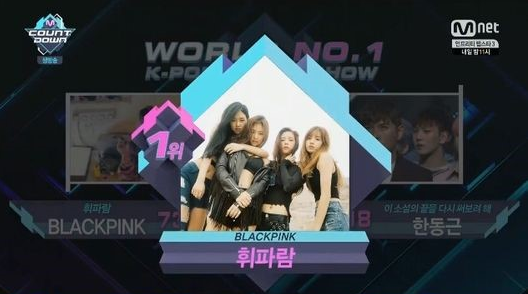 BLACKPINK gana en “M!Countdown” con “Whistle”. Actuaciones de regreso de Red Velvet