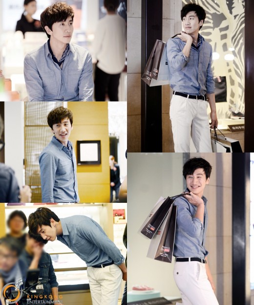 Lee Kwang Soo luce encantador mientras modela para Shilla Duty Free