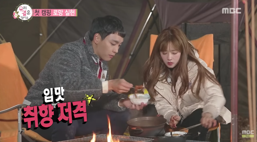 Bomi impresiona a Choi Tae Joon con su habilidad para cortar madera y de cocina