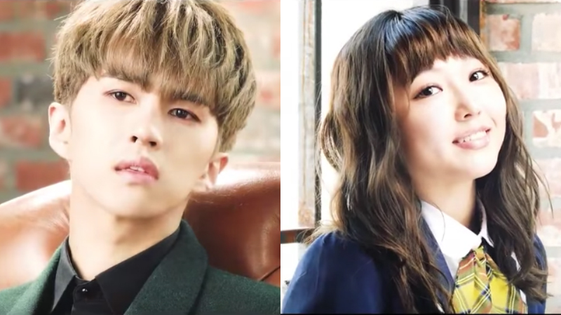Ken de VIXX muestra sus movimientos de baile durante el ensayo del musical “Boys Over Flowers” con Min de miss A