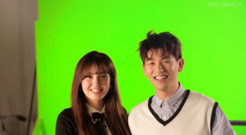 Eric Nam y Jeon Somi se divierten en el detrás de cámaras del video musical “You, Who?”