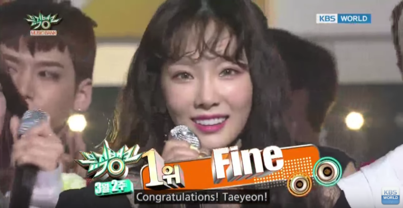 Taeyeon obtiene su 2da victoria con “Fine” en “Music Bank”; presentaciones de TWICE, B.A.P y más artistas