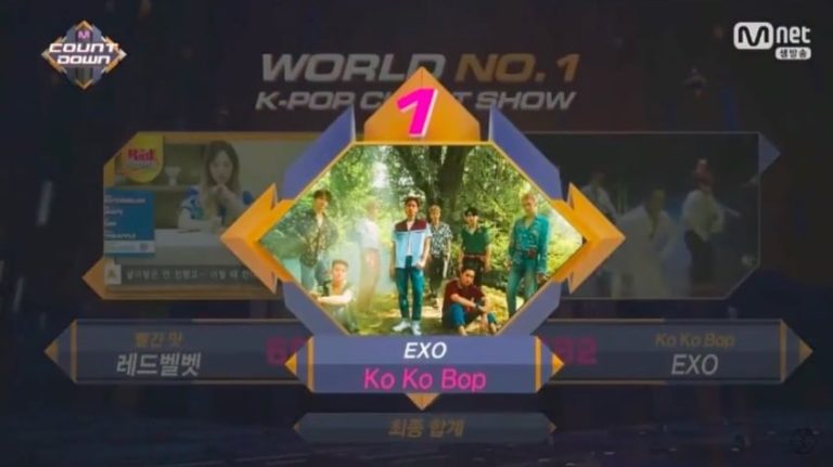 EXO consigue segunda victoria para “Ko Ko Bop” en “M!Countdown”, actuaciones de Red Velvet, KARD y más