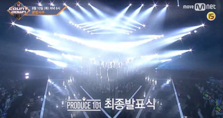 Mnet libera un teaser de la épica reunión de “Produce 101” en próximo “M!Countdown”