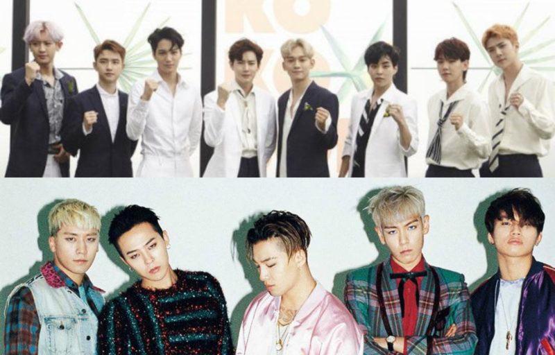 EXO y BIGBANG forman parte del Libro Guinness de Récords Mundiales con la mayor cantidad de premios Dasaengs ganados en los MAMA