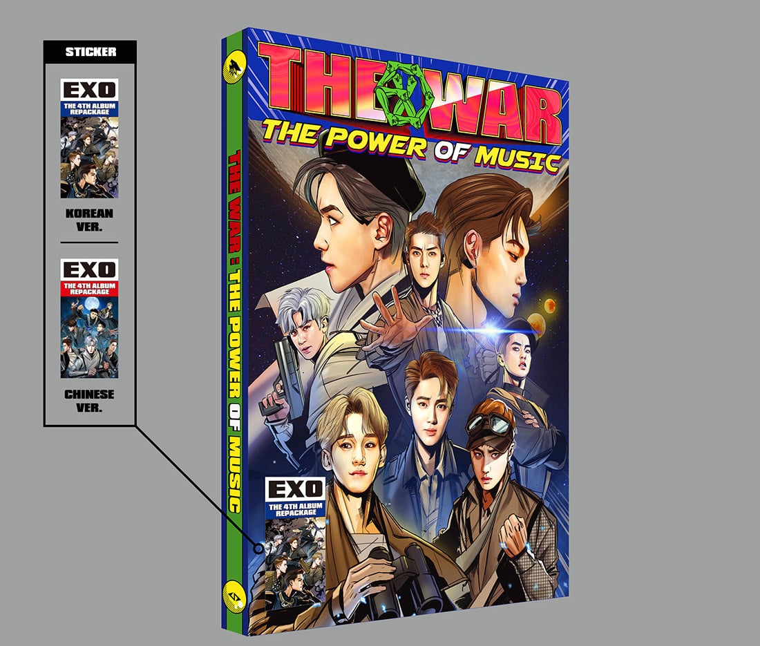 EXO revela detalles para su álbum con temática de novela gráfica