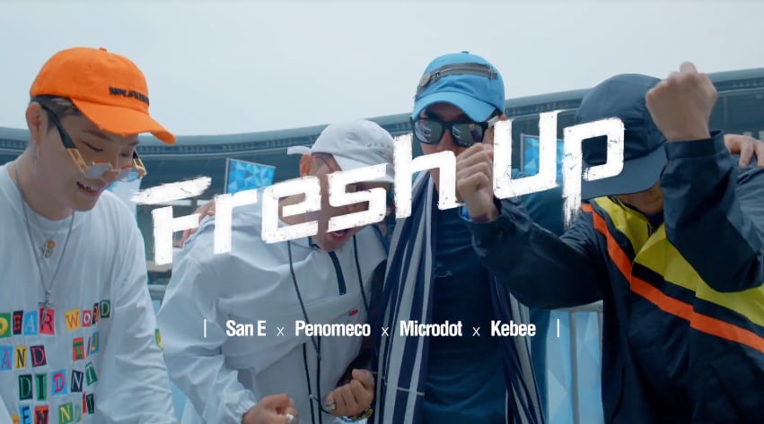 San E, Penomeco, Microdot y Kebee botan fuego en MV para “Fresh Up
