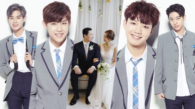 Lee Dae Hwi y Park Woo Jin de Wanna One se reúnen con MXM para felicitar a Rhymer en su boda