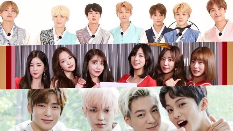 Ídolos de K-Pop comparten sus saludos por Chuseok