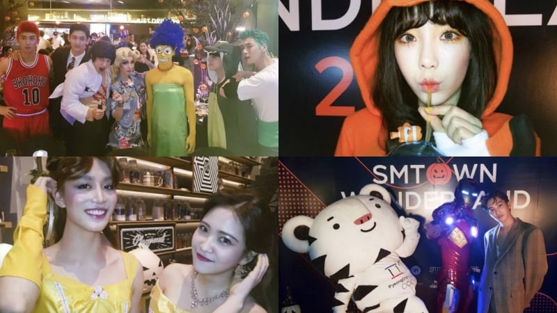 Artistas de SM presumen sus increíbles disfraces en nuevas fotos de su fiesta de Halloween