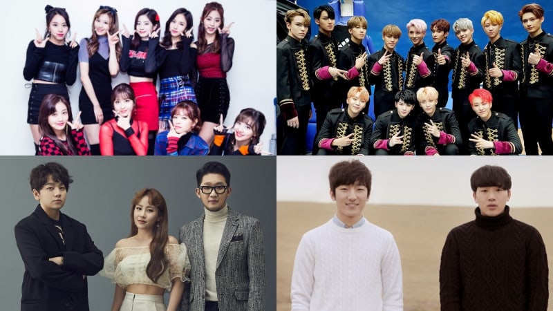 TWICE, SEVENTEEN, Urban Zakapa y MeloMance lideran las listas semanales de Gaon