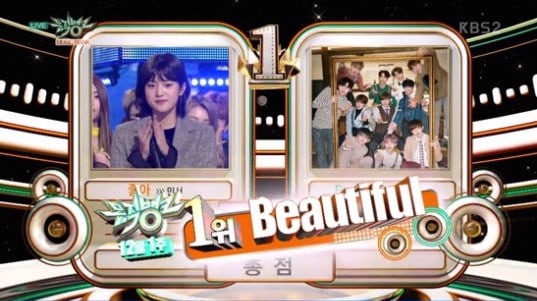 Wanna One toma su 5ta victoria por “Beautiful” en “Music Bank” + Presentaciones de Rain, KARD, PENTAGON y otros más